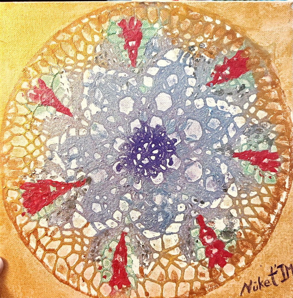 Écho Texturé – Pièce Unique sur Toile
