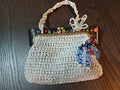 Pochette de soirée en crochet « Mitsuè » – Pièce unique