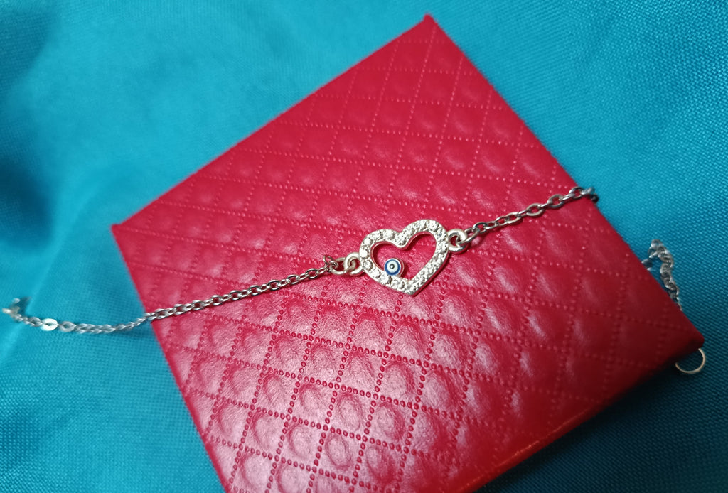 Bracelet minimaliste "Cœur Protecteur" argenté