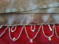 Collier Ras-de-Cou à Nouer en Organza et Pluie de Cristaux Gouttes – Couture Fait Main