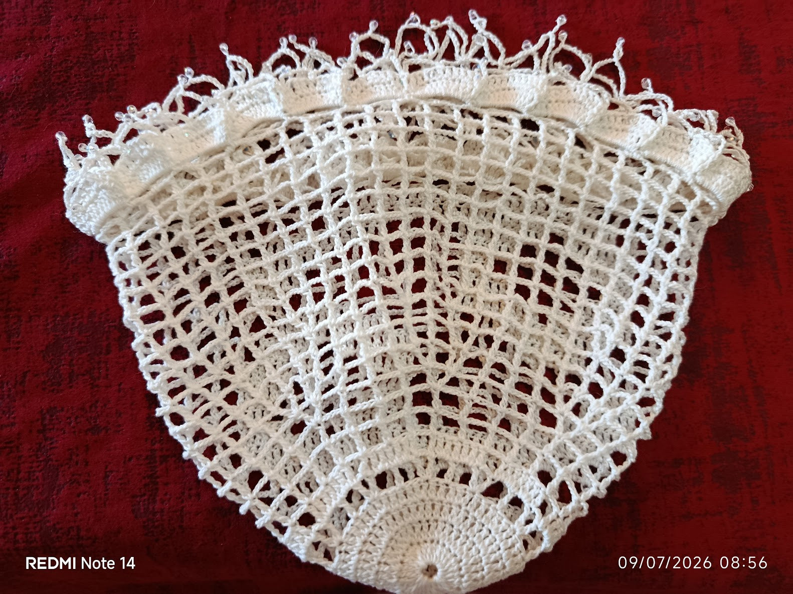 Bonnet / Chapeau ajouré au crochet - Signe Astrologique "Cancer"