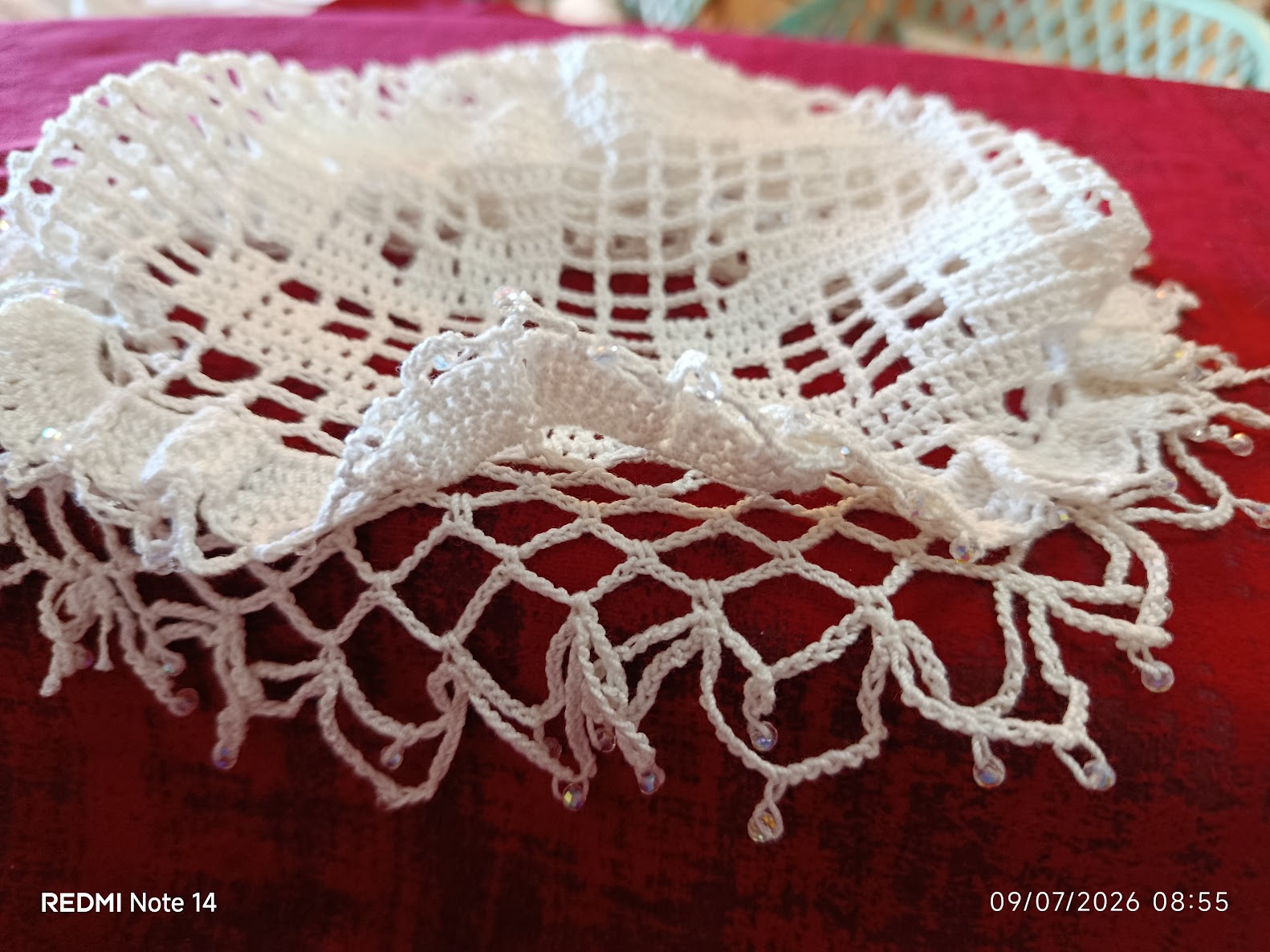 Bonnet / Chapeau ajouré au crochet - Signe Astrologique "Cancer"