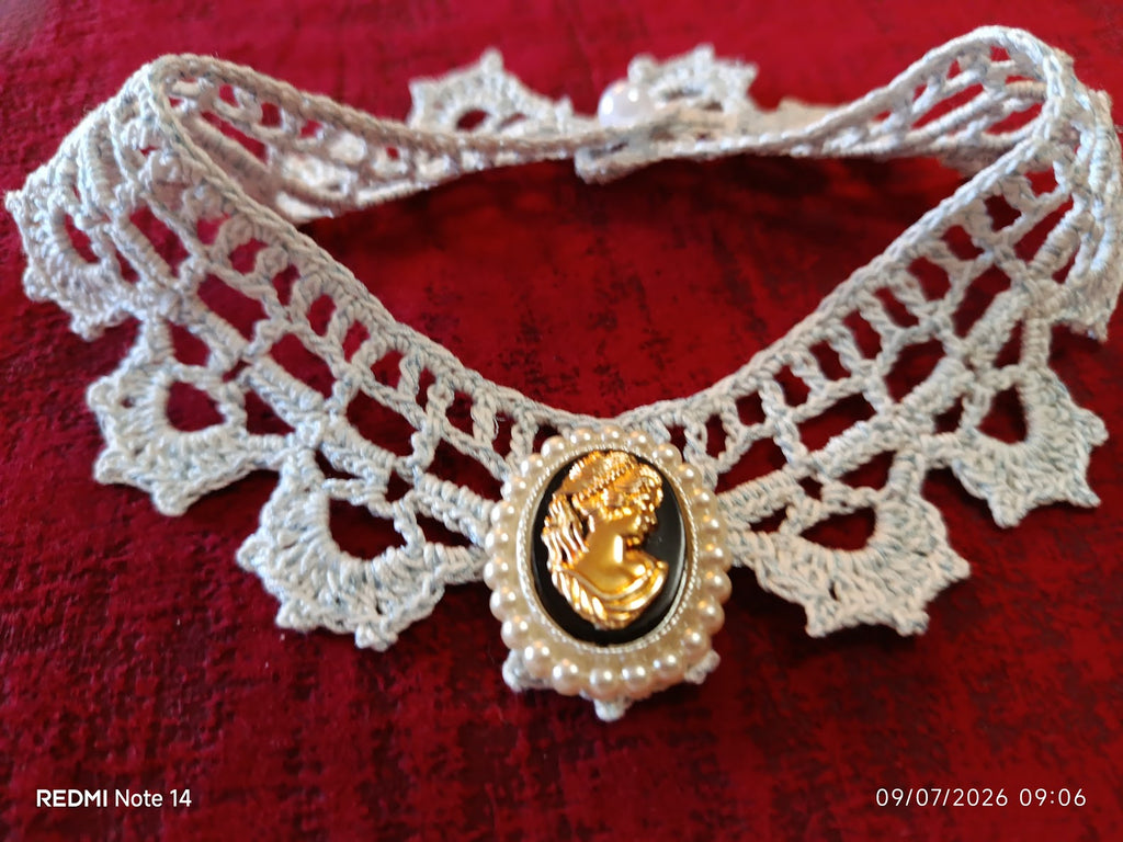 Col Ras-de-Cou "Camée Impérial" – Collection Atelier Éclat Nomade