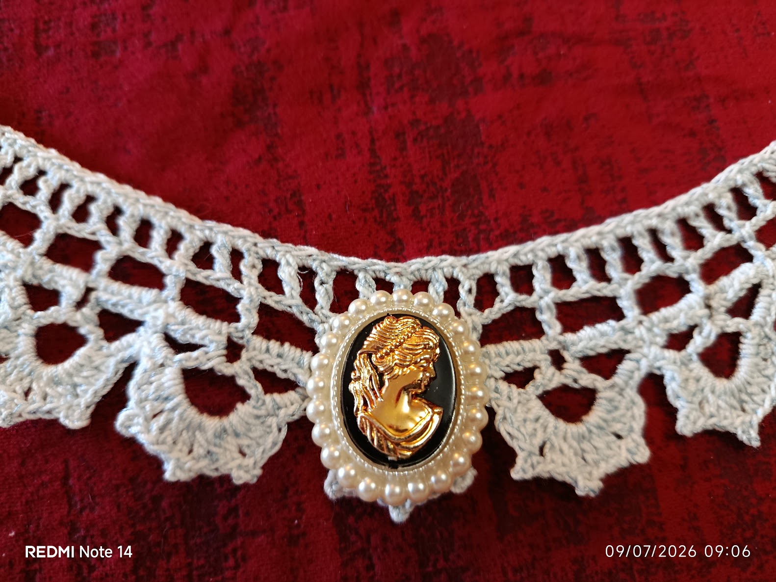 Col Ras-de-Cou "Camée Impérial" – Collection Atelier Éclat Nomade