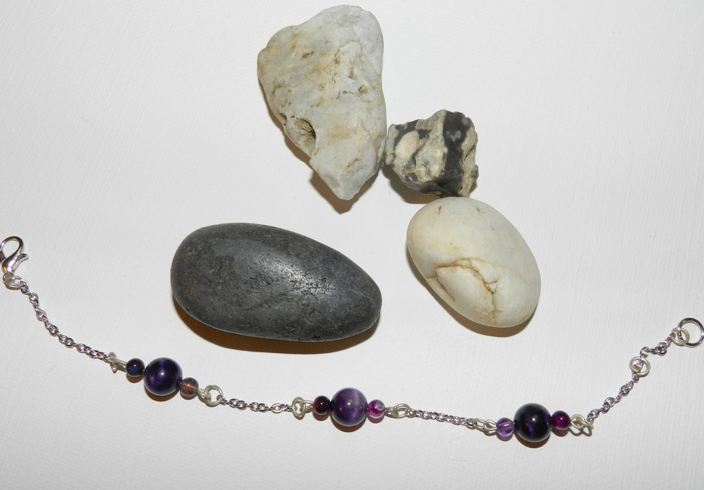 Bracelet "Éclat d'Améthyste"