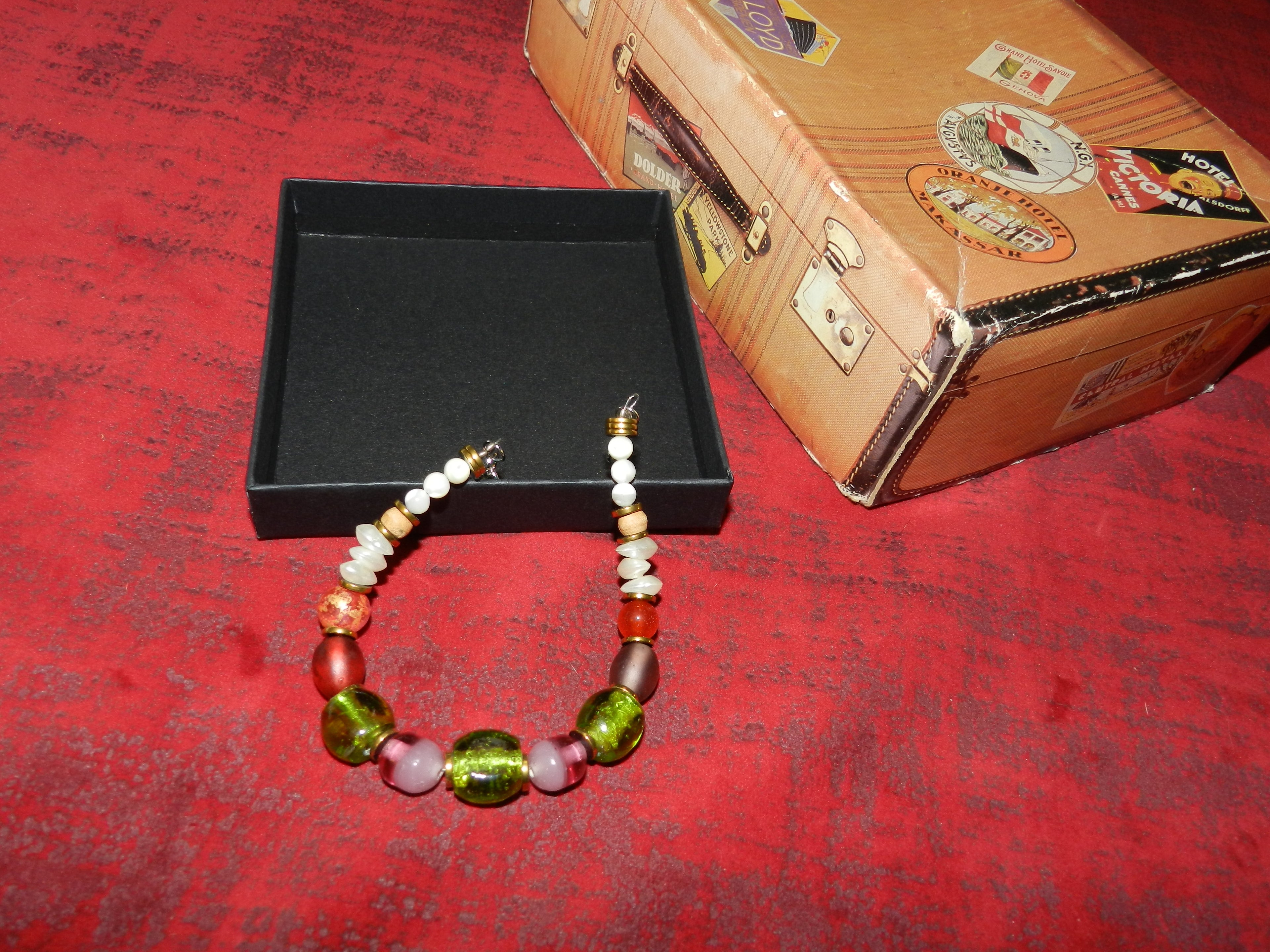 Bracelet "Jardin de Murano" - Atelier Éclat Nomade