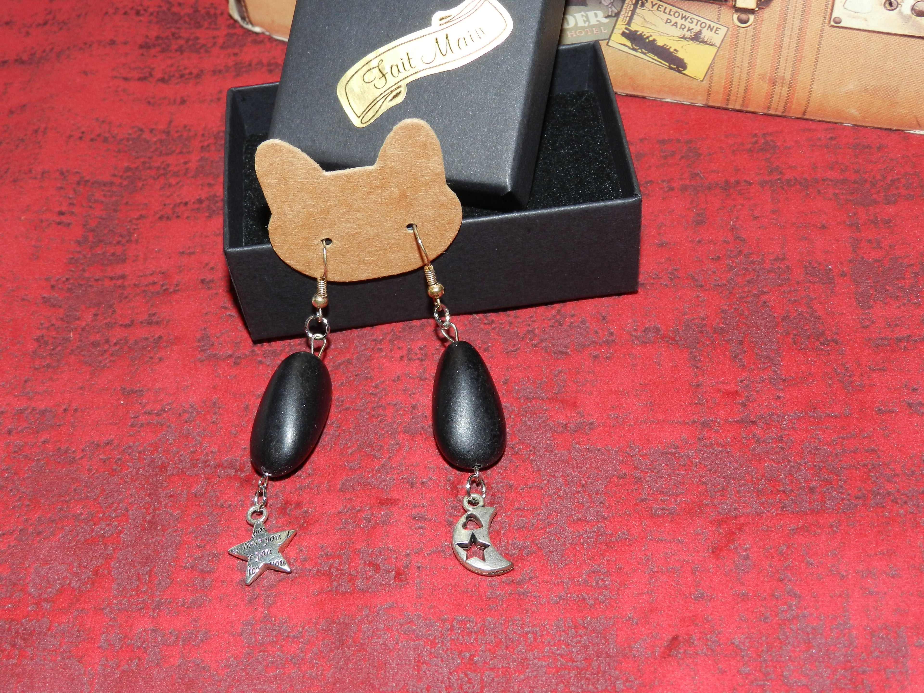 Boucles d'Oreilles "Mystère Céleste"