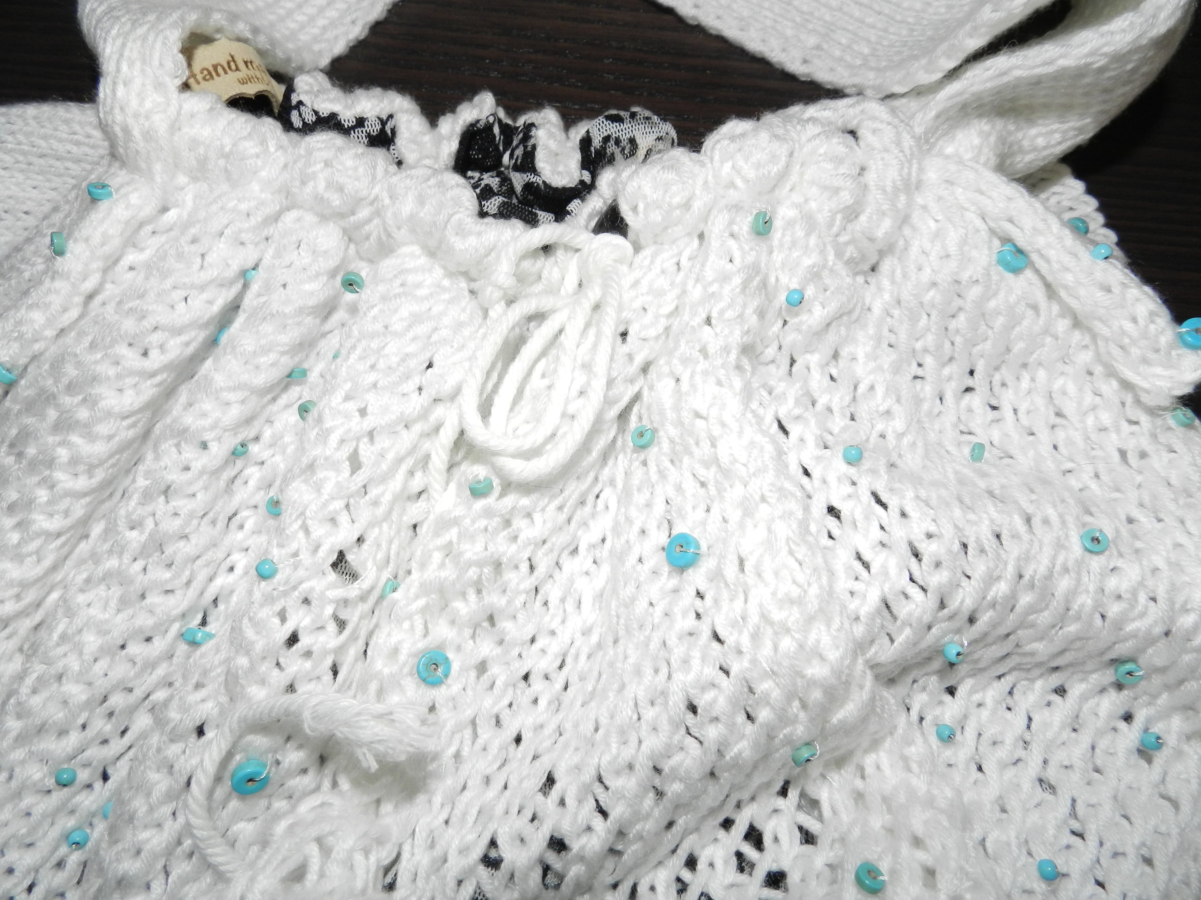 Sac Bandoulière "Bohème Turquoise"
