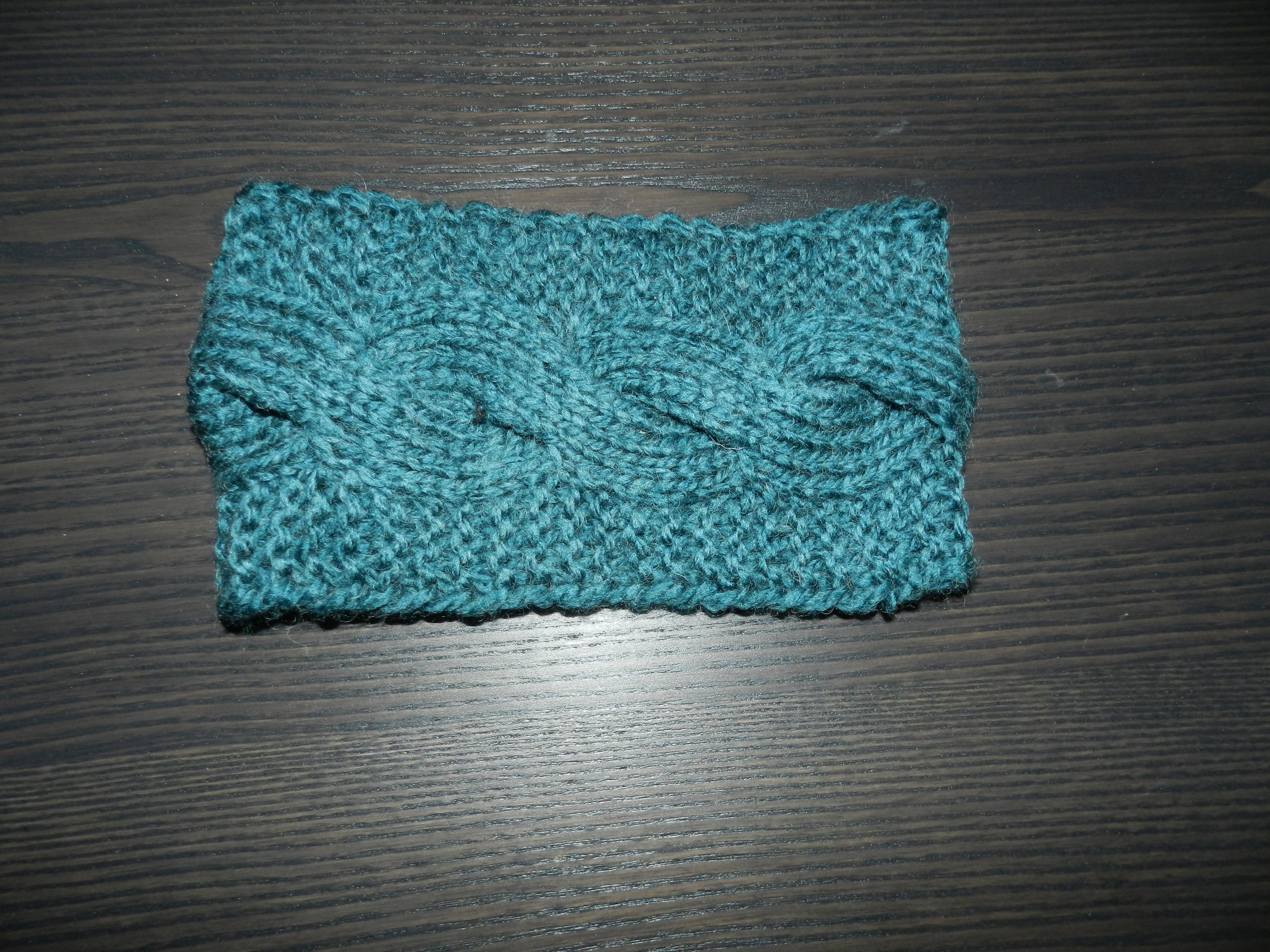 Crochet "Bandeau vert forêt"
