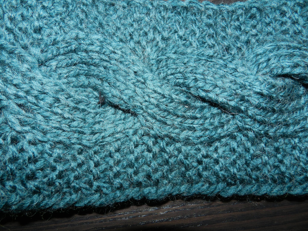 Crochet "Bandeau vert forêt"