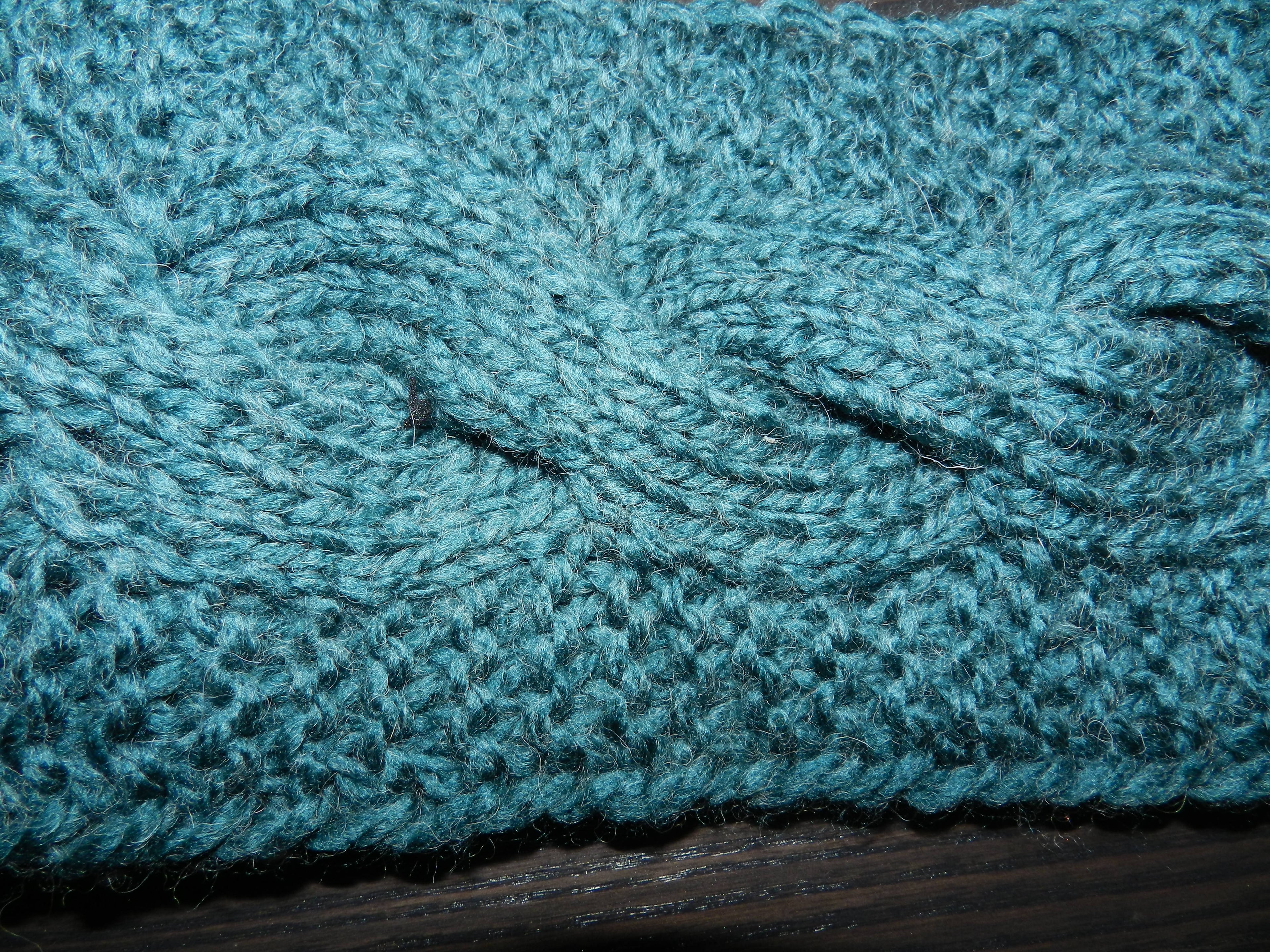 Crochet "Bandeau vert forêt"