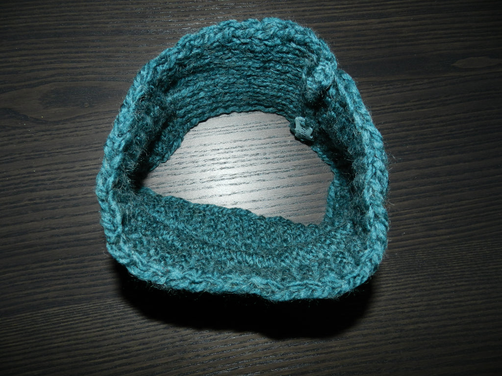 Crochet "Bandeau vert forêt"