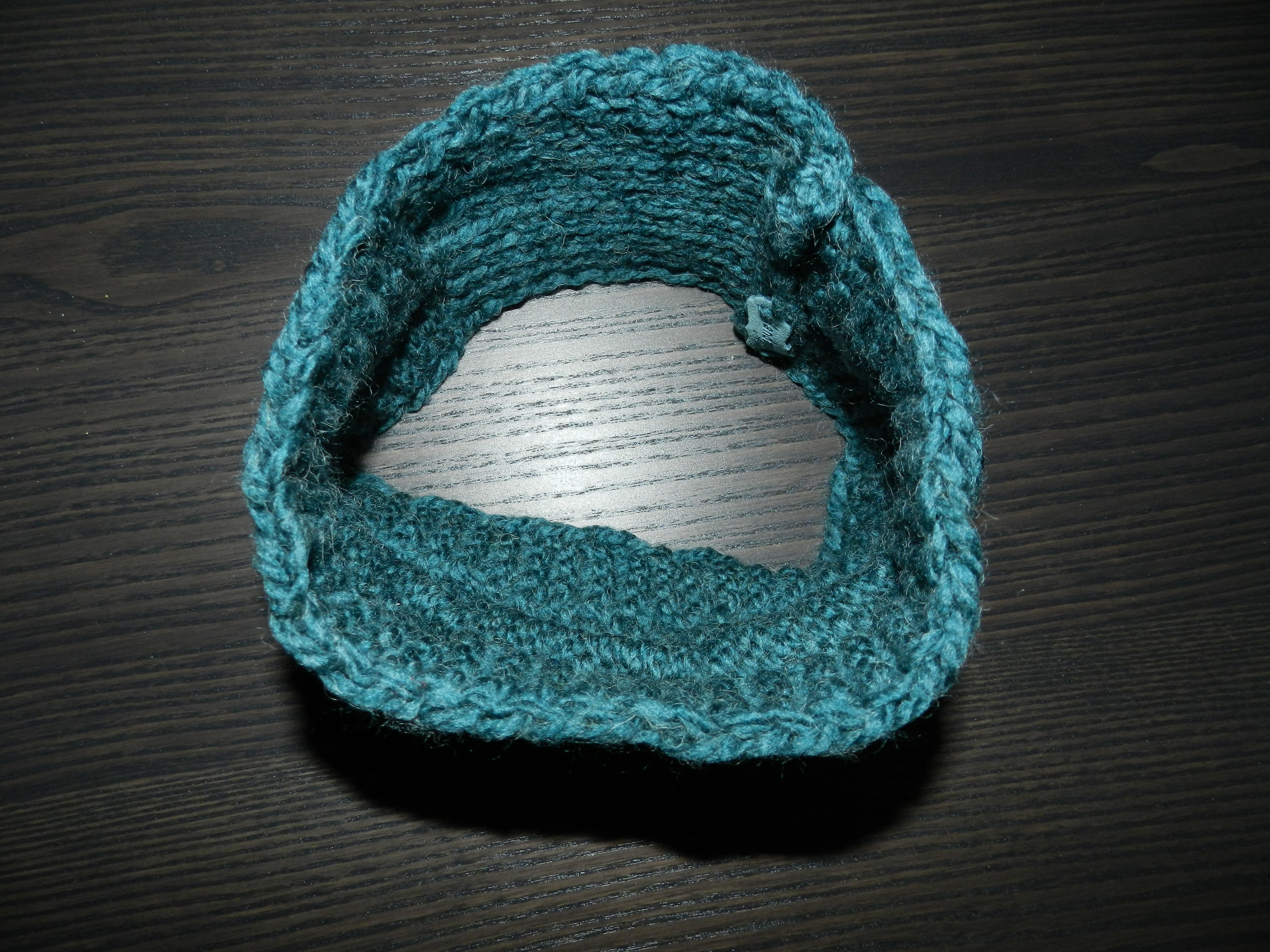 Crochet "Bandeau vert forêt"