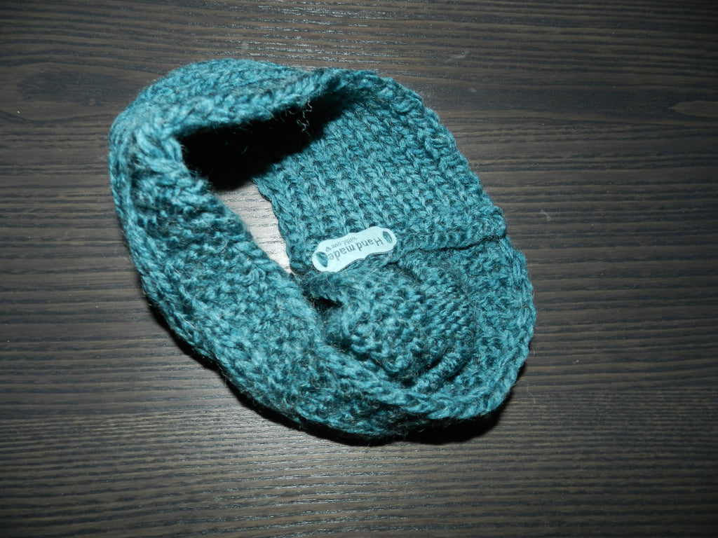Crochet "Bandeau vert forêt"