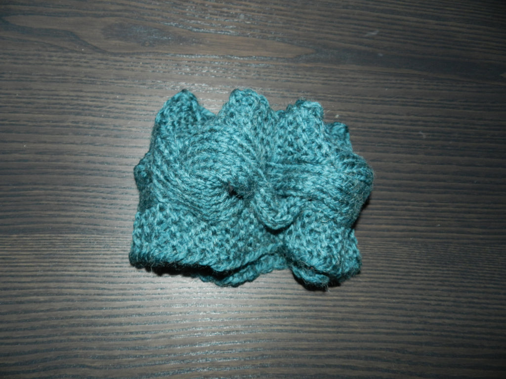 Crochet "Bandeau vert forêt"