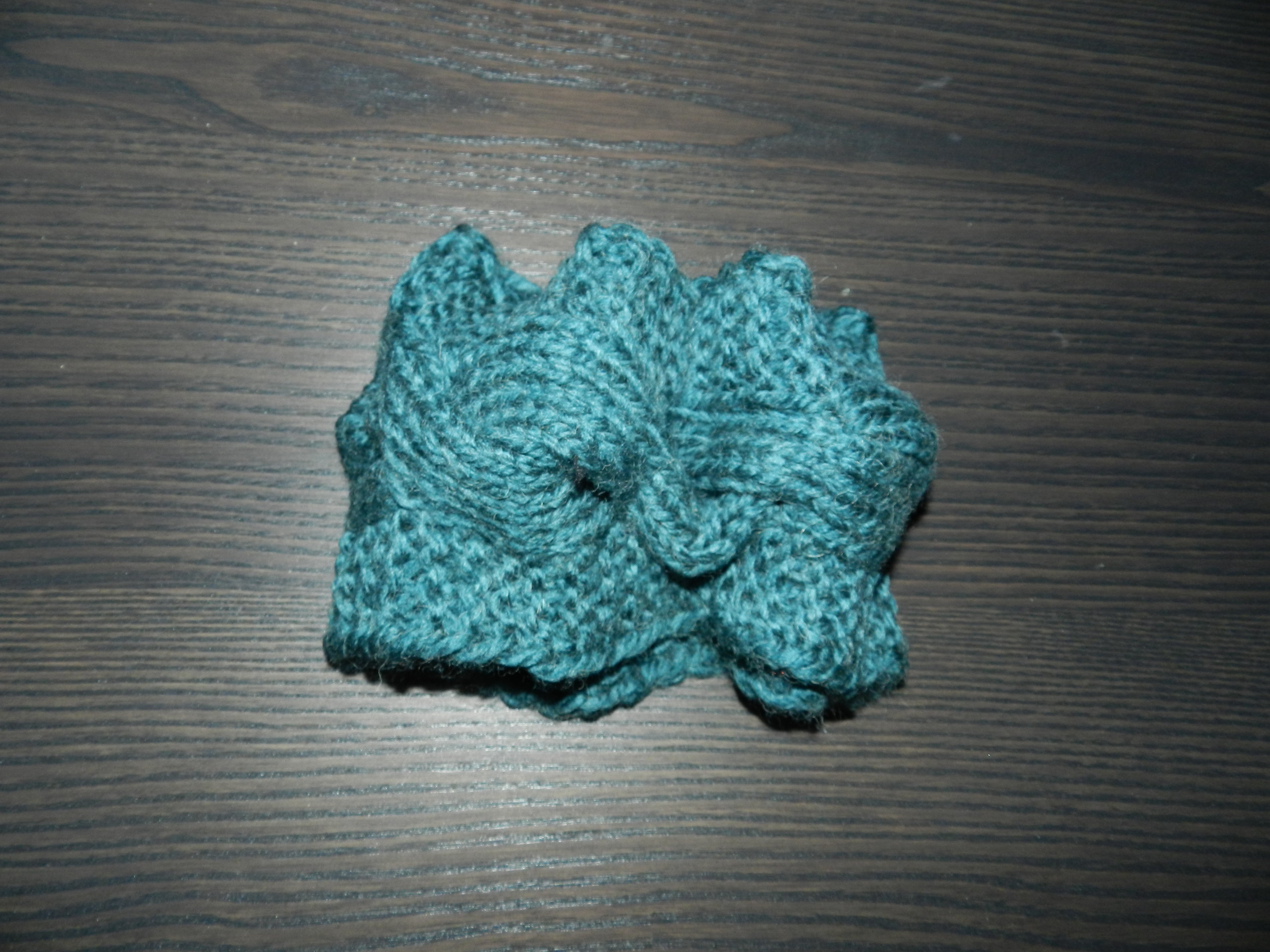 Crochet "Bandeau vert forêt"