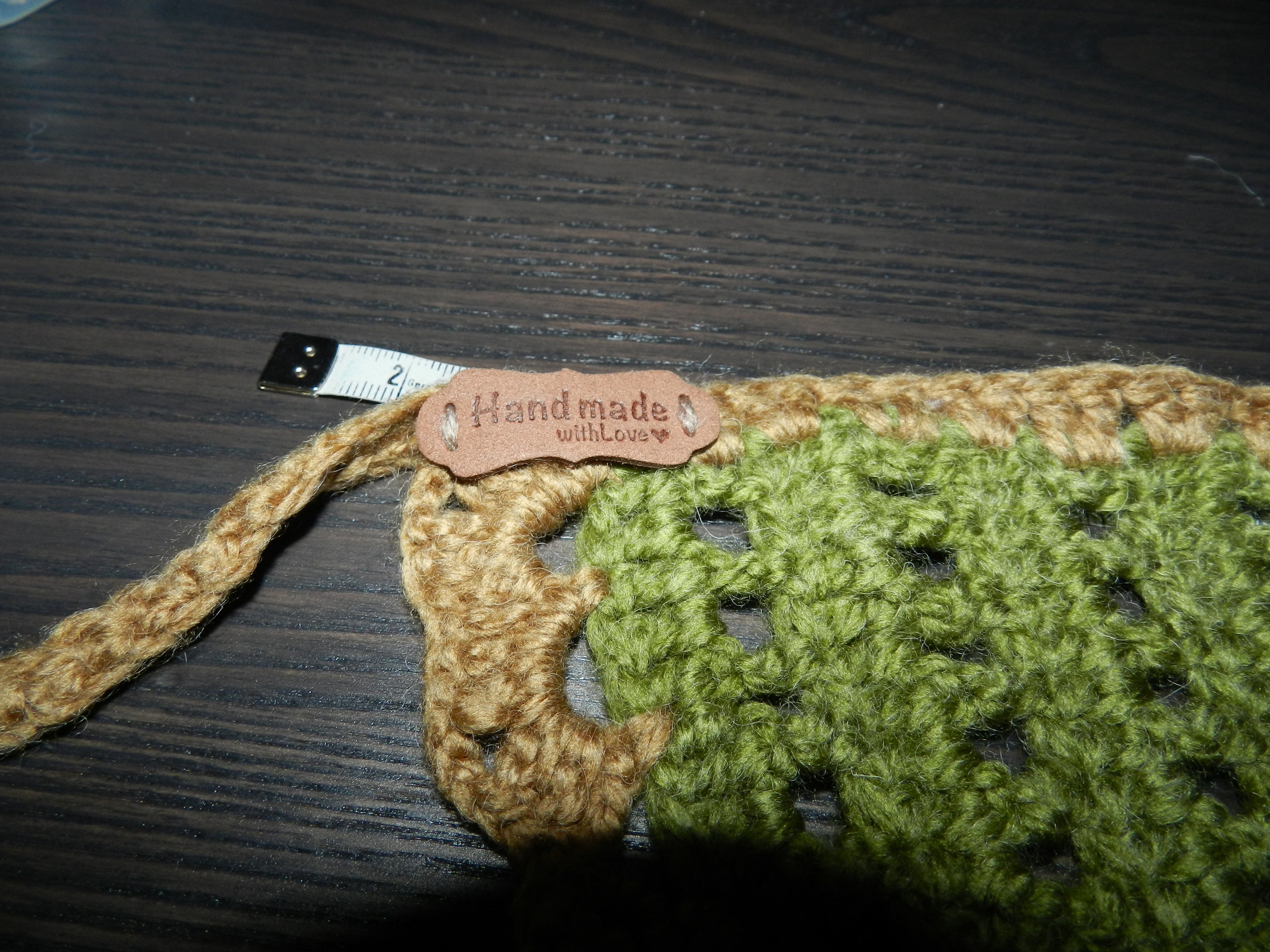 Bandana Crochet Vert