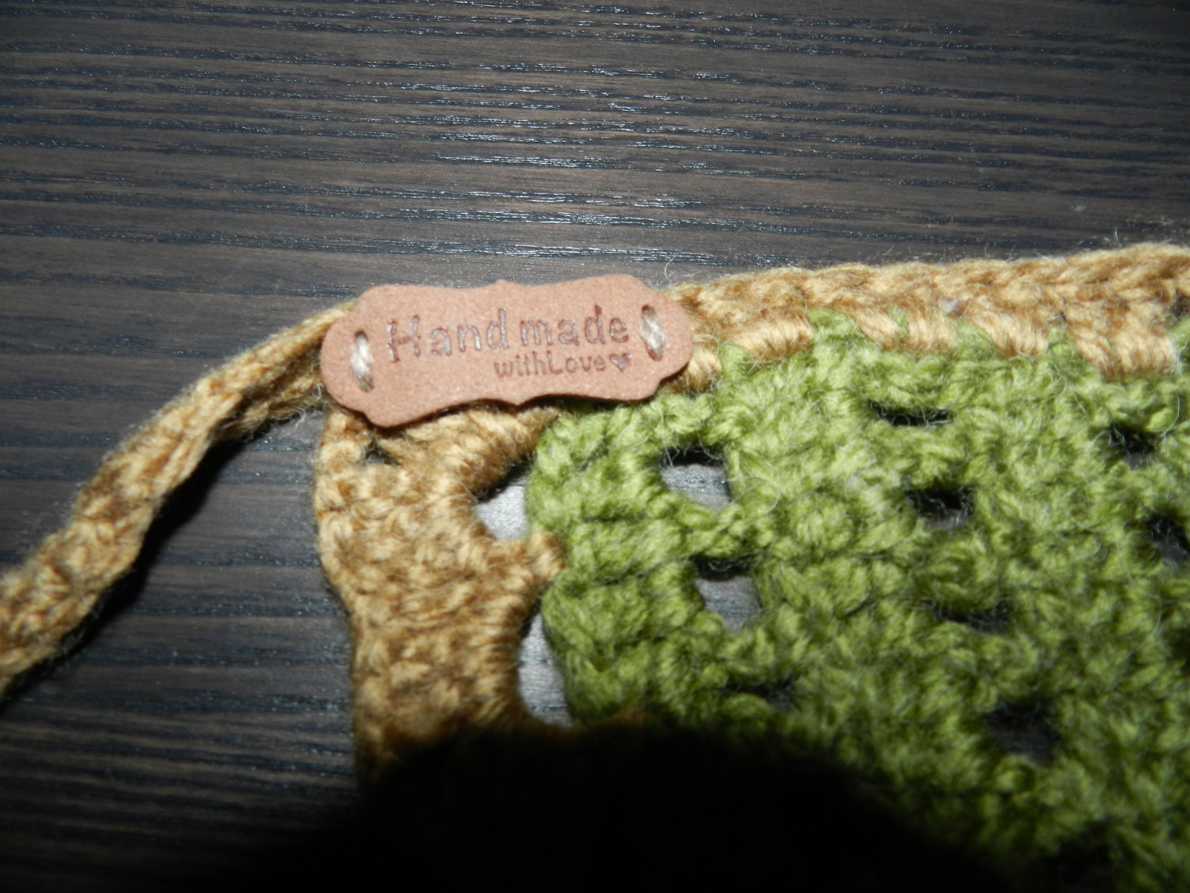 Bandana Crochet Vert