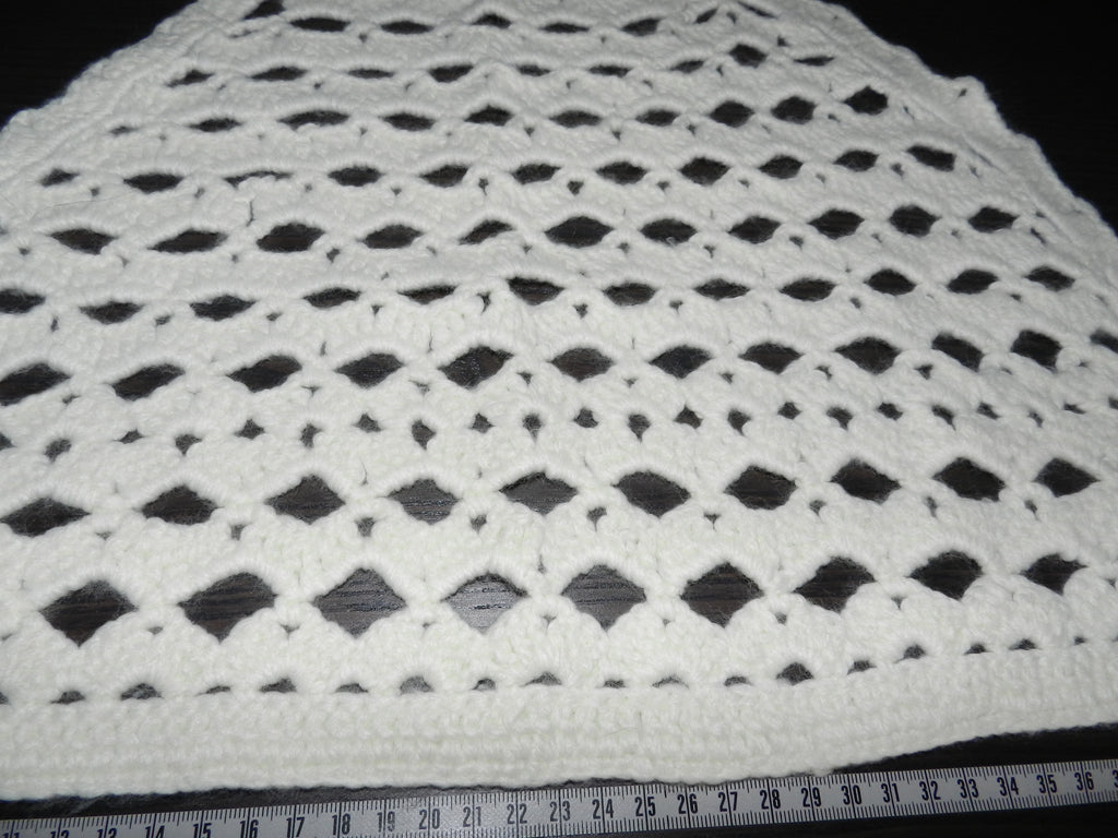 Bandana Crochet Blanc