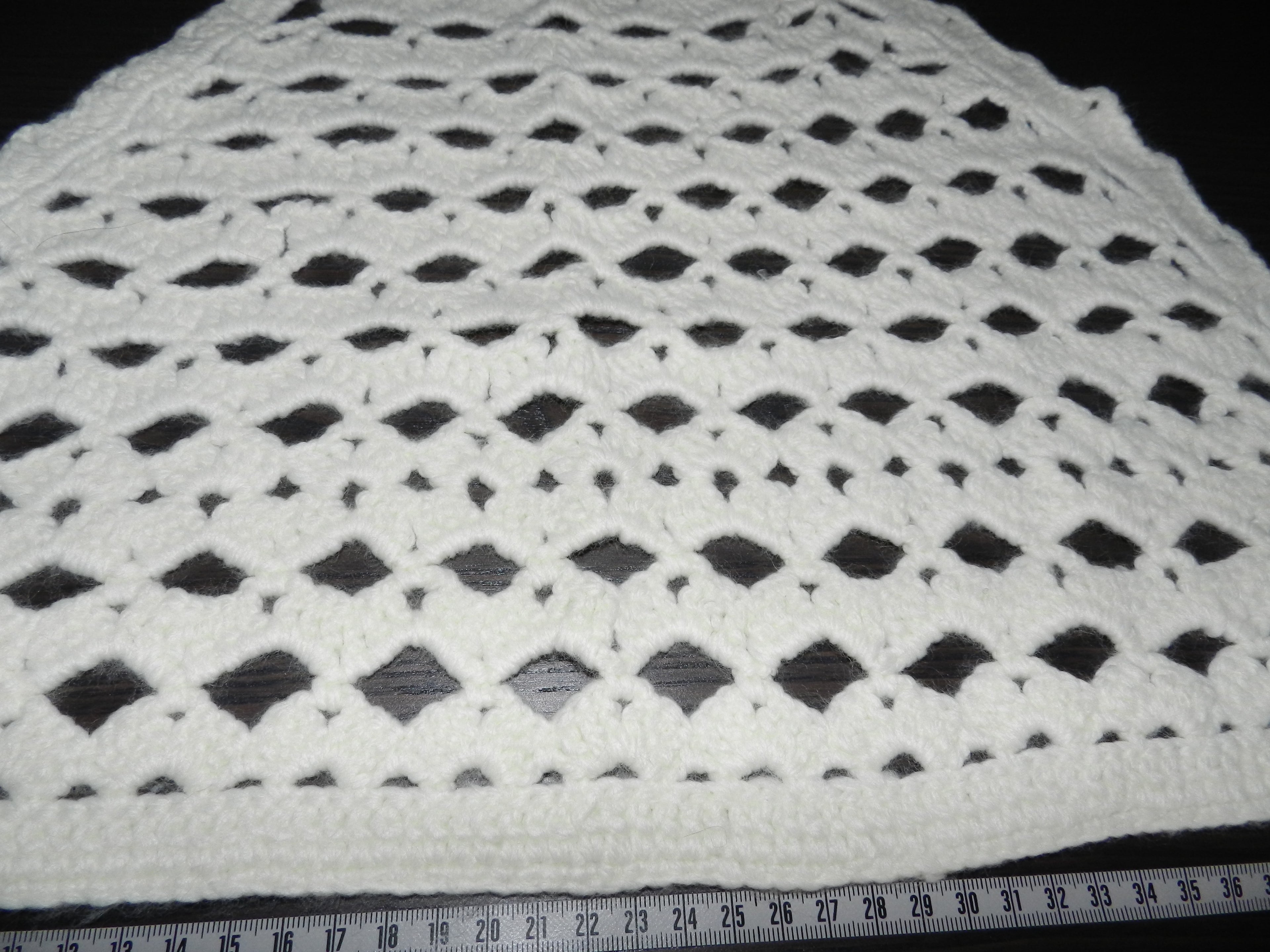 Bandana Crochet Blanc