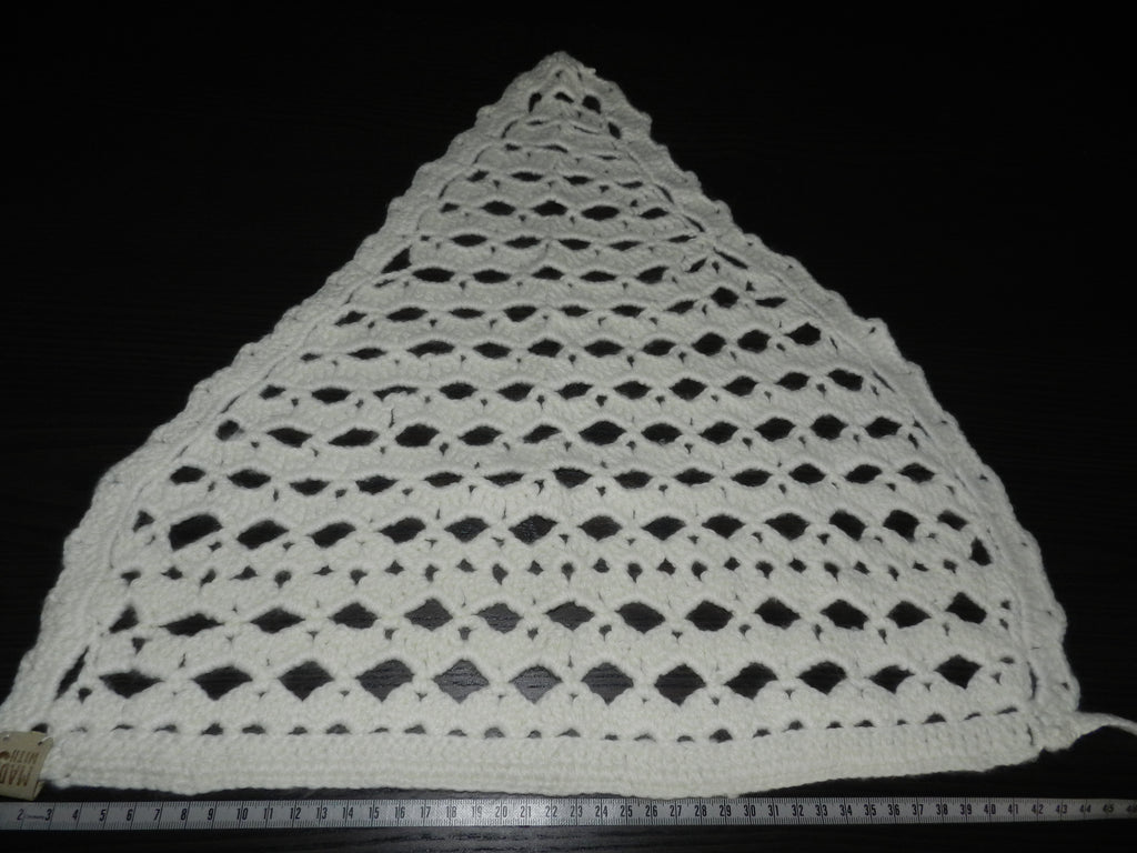 Bandana Crochet Blanc
