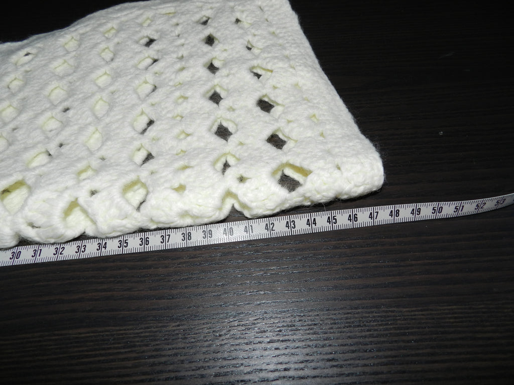 Bandana Crochet Blanc