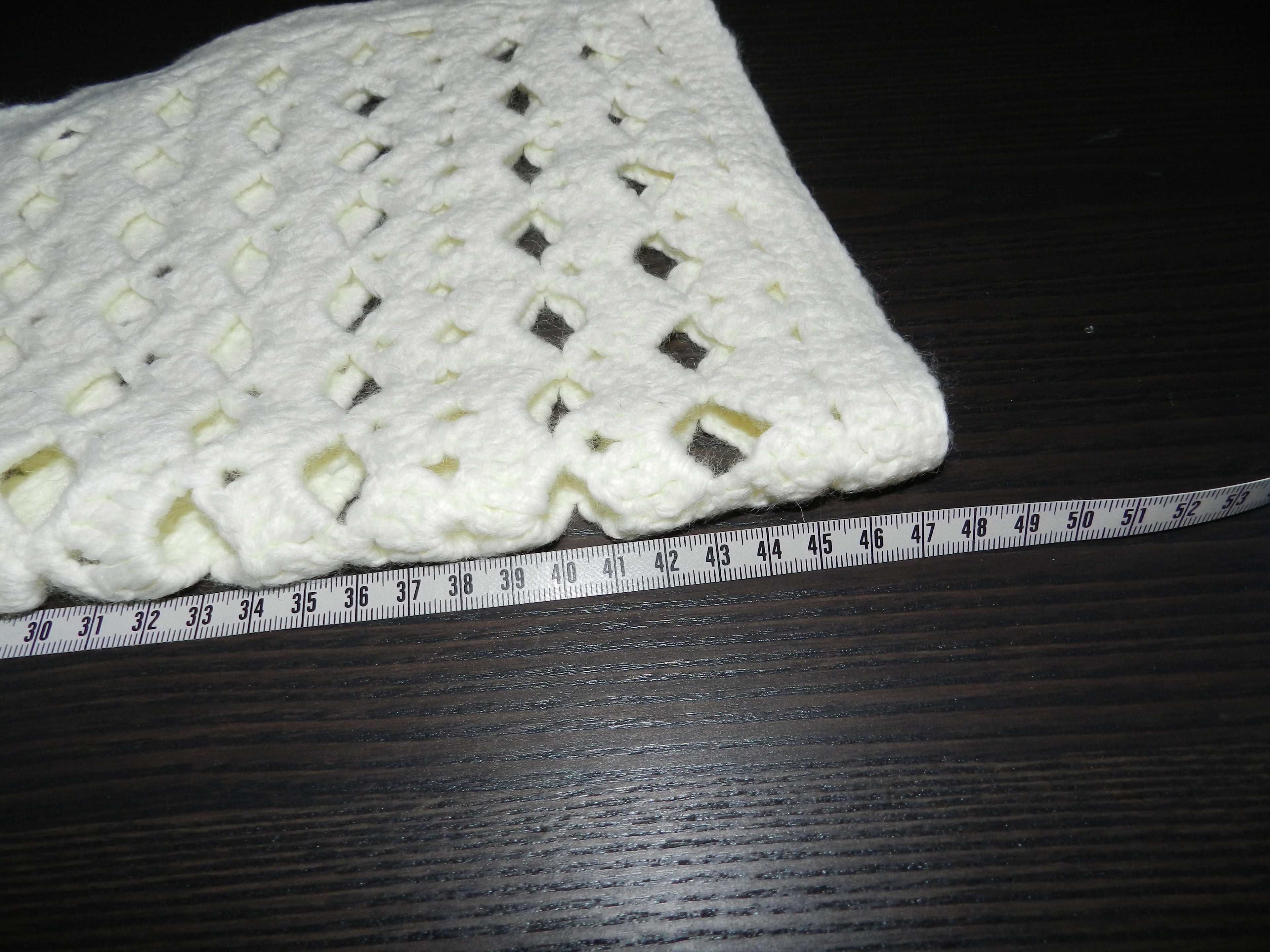 Bandana Crochet Blanc