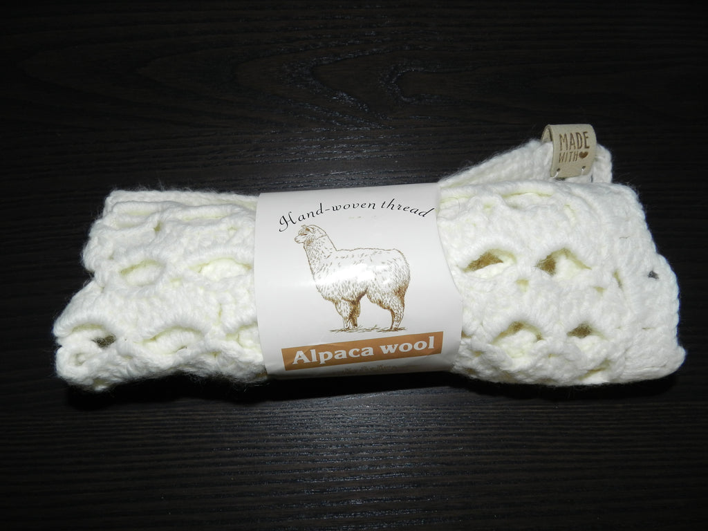 Bandana Crochet Blanc
