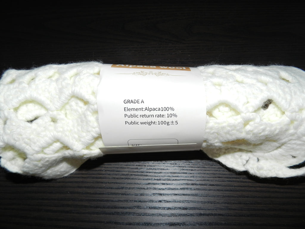 Bandana Crochet Blanc