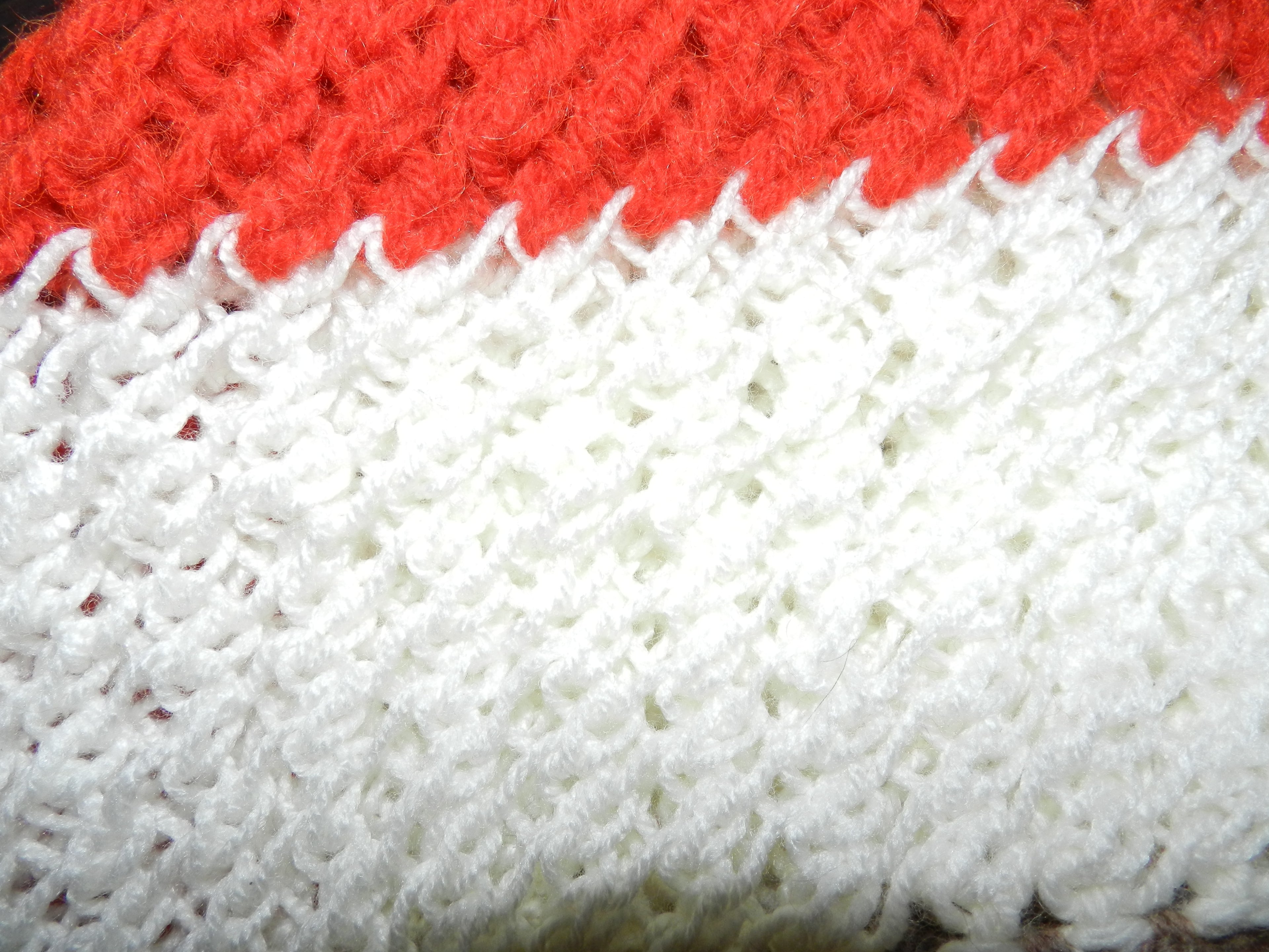 Châle Crochet Tricolore