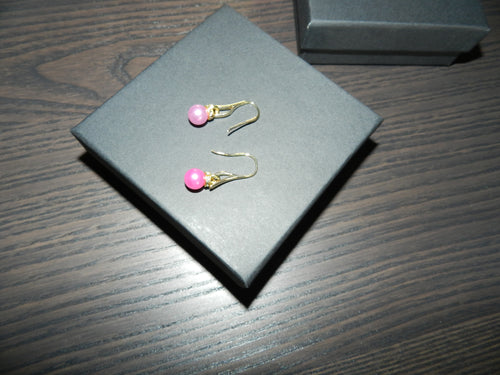Boucles d'Oreilles "Les Pivoines Nacrées"