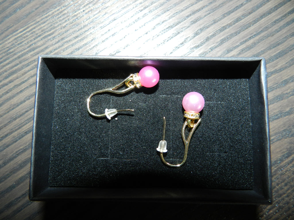 Boucles d'Oreilles "Les Pivoines Nacrées"
