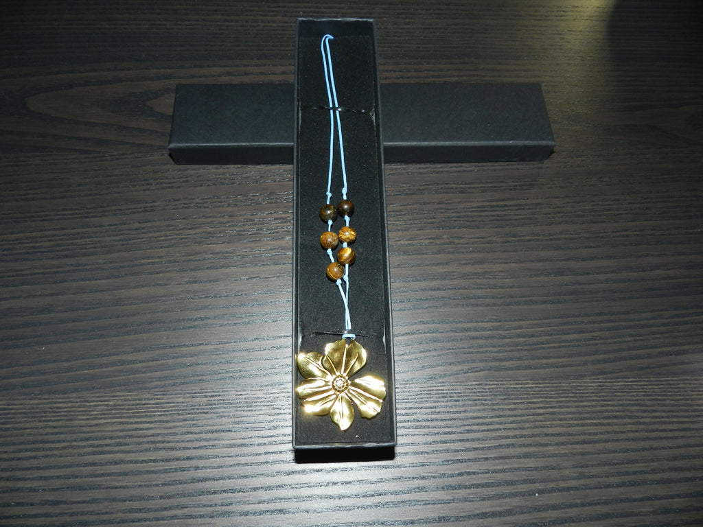 Collier Pendentif "La Fleur du Désert"