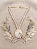 Collier artisanal "Mille Feux" – Crochet perlé et brodé à la main