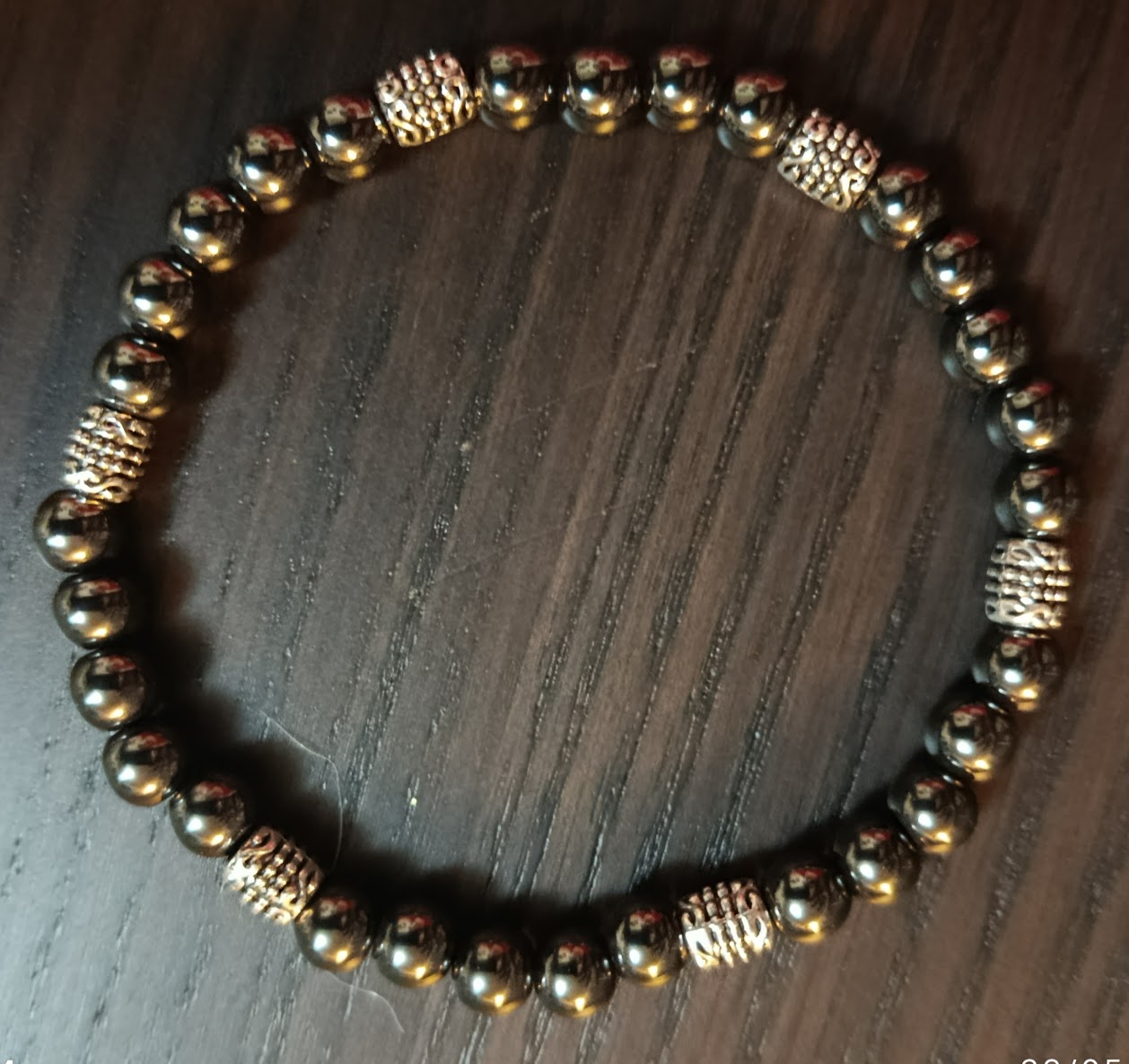 Bracelet "Ancrage en Hématite"