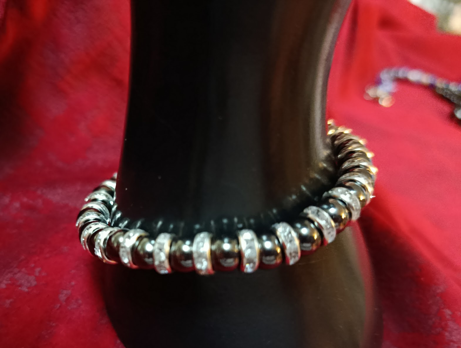 Bracelet Hématite & Éclats Vintage