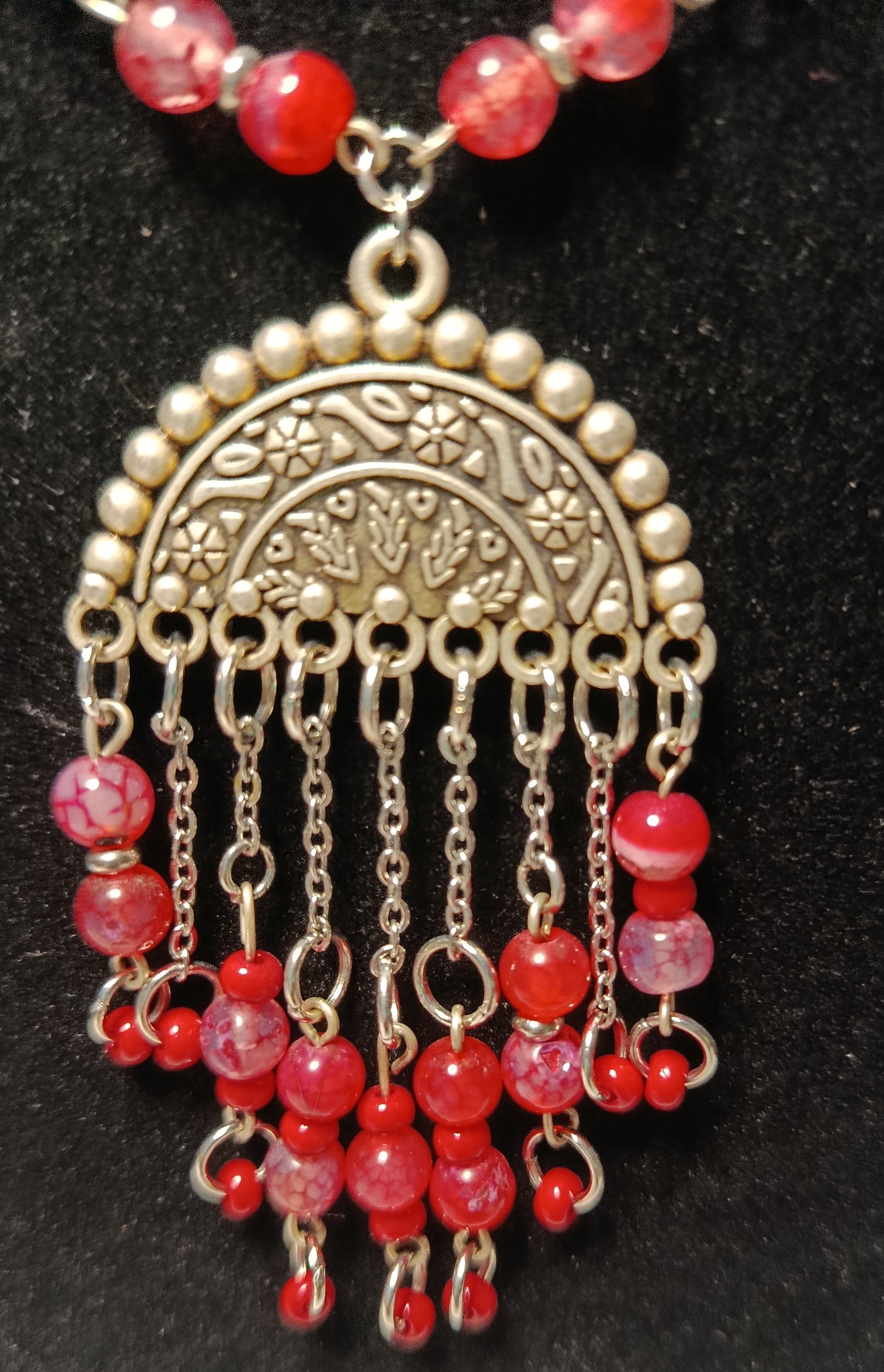 Parure Éclat Nomade (Sautoir & Boucles d'Oreilles)