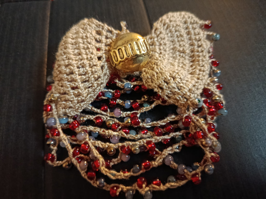 Bracelet Manchette Crochet & Rocailles