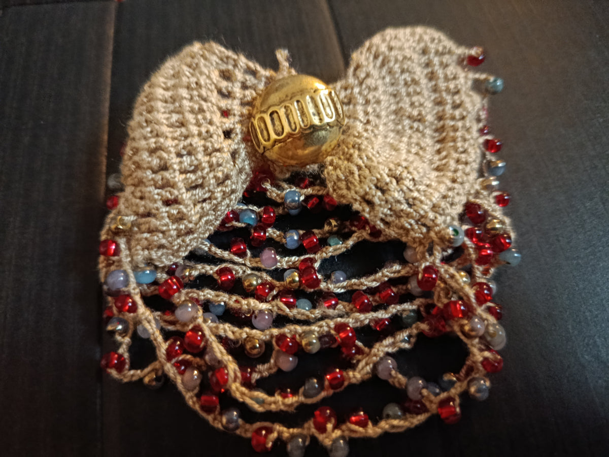 Bracelet Manchette Crochet & Rocailles