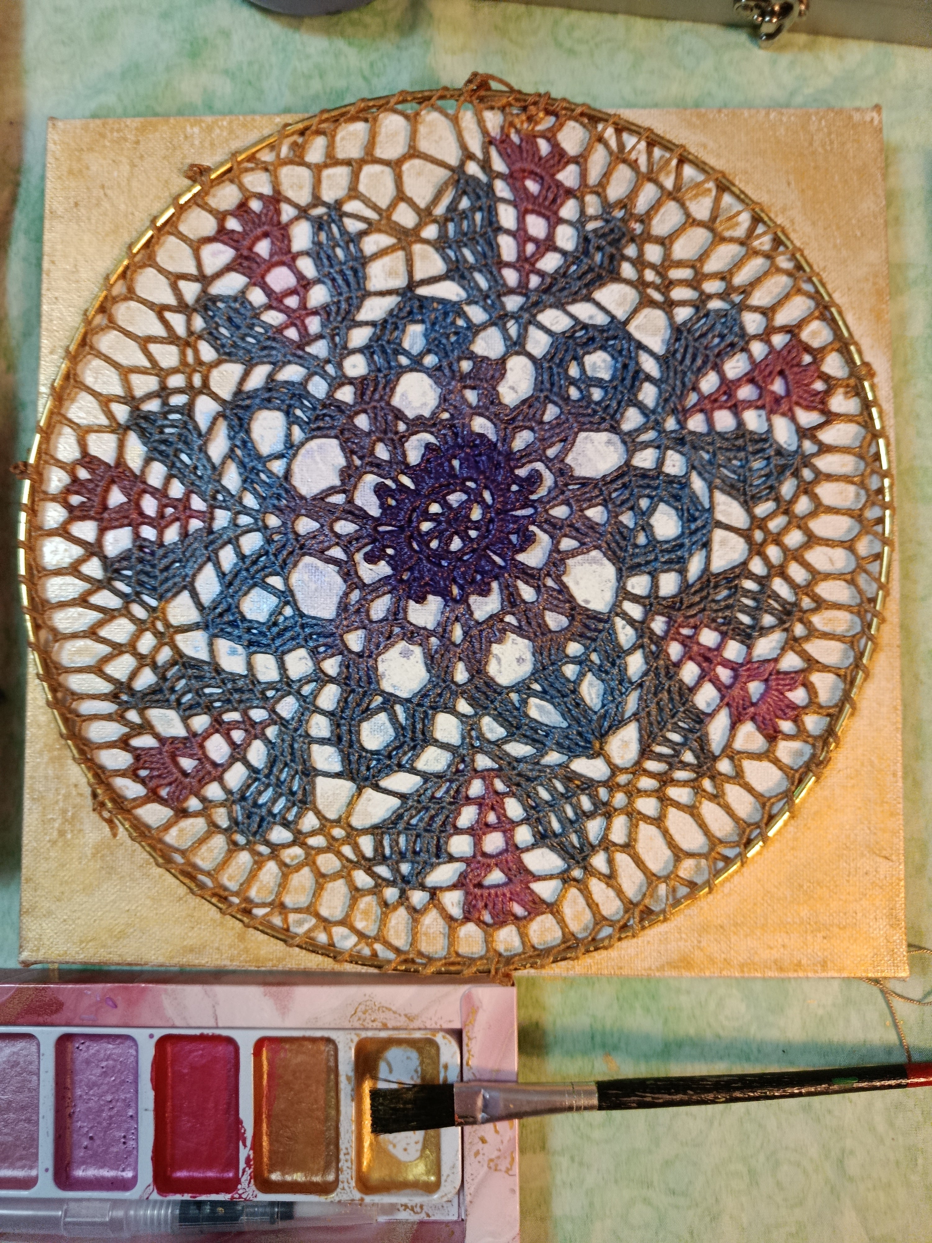 Écho Texturé – Pièce Unique sur Toile