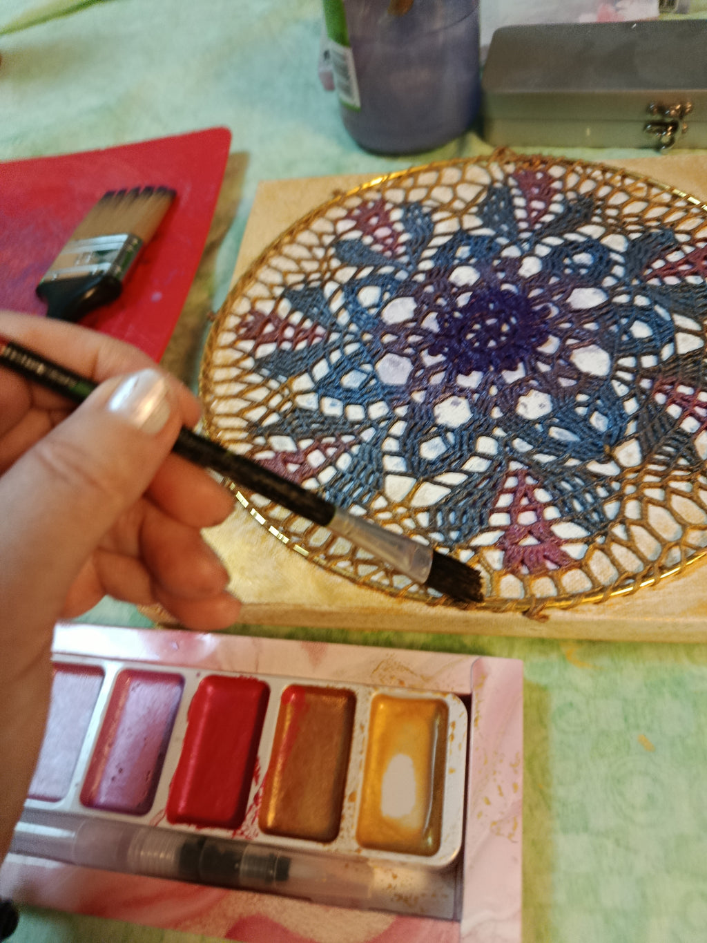 Écho Texturé – Pièce Unique sur Toile