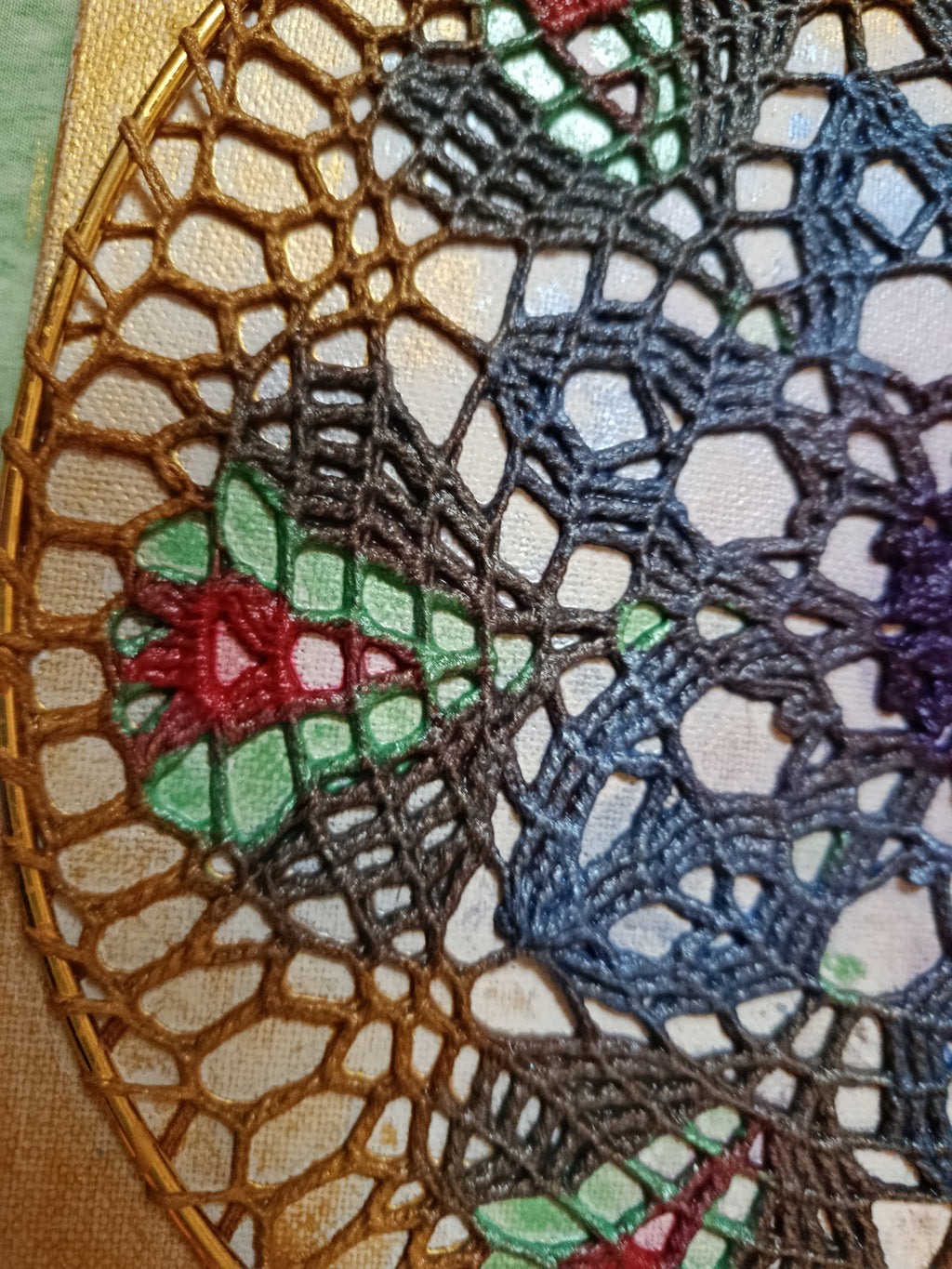Écho Texturé – Pièce Unique sur Toile