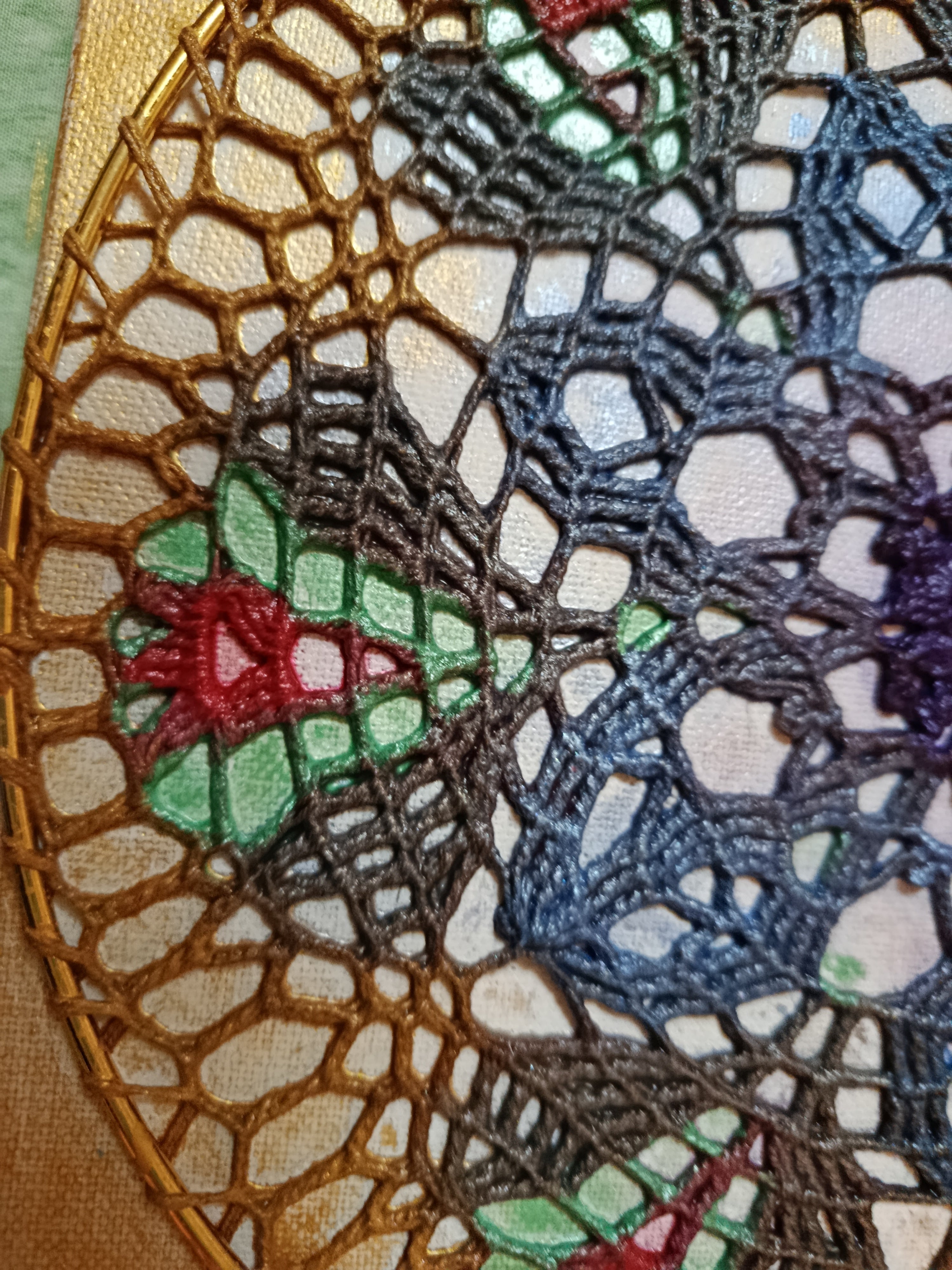Écho Texturé – Pièce Unique sur Toile