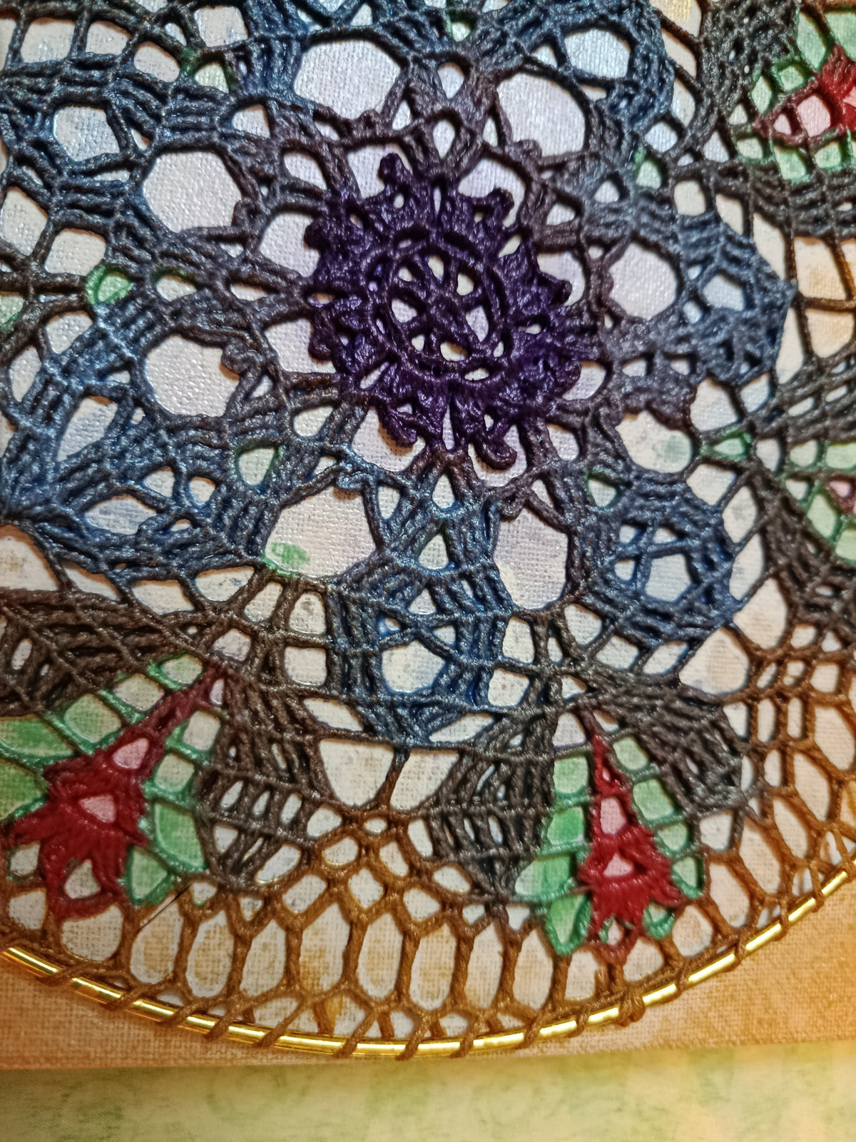 Écho Texturé – Pièce Unique sur Toile