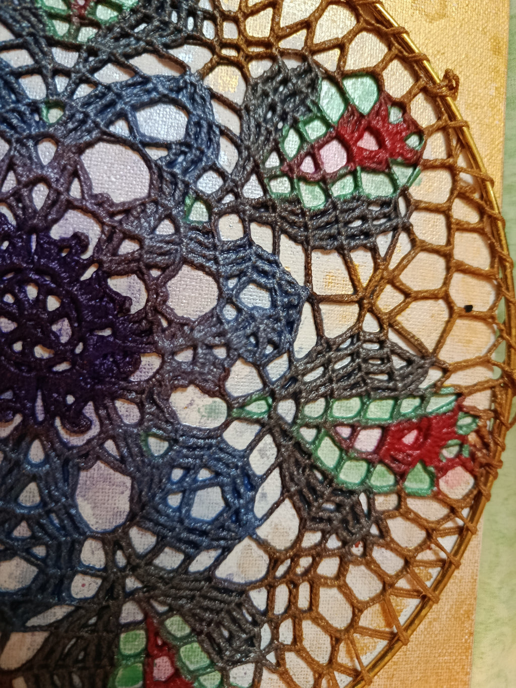 Écho Texturé – Pièce Unique sur Toile
