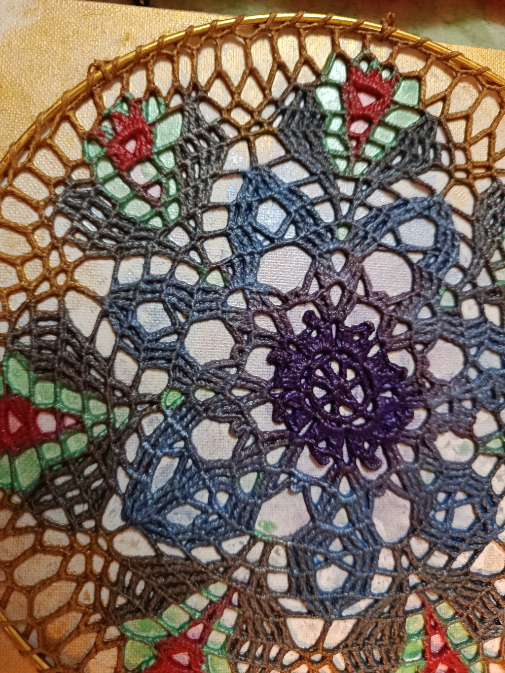 Écho Texturé – Pièce Unique sur Toile