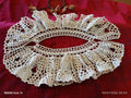 Manchettes Poignets Volants "Marquise" – Dentelle de Coton Fait Main & Perles