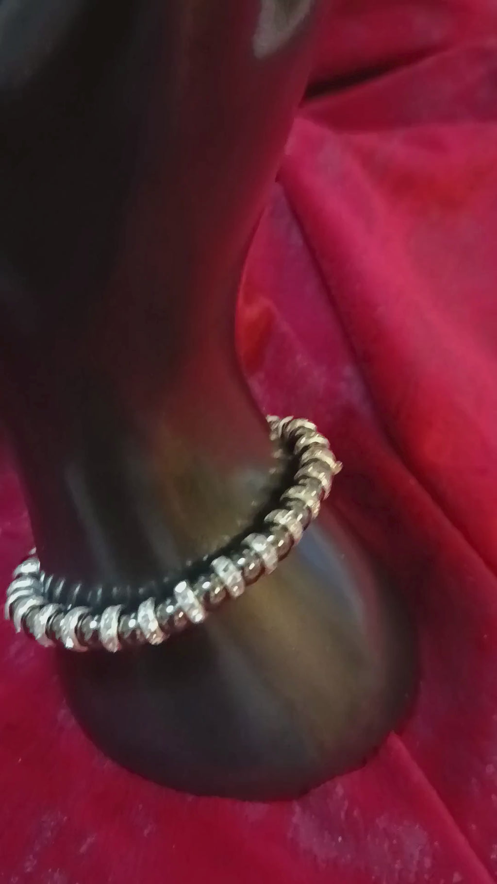 Bracelet Hématite & Éclats Vintage