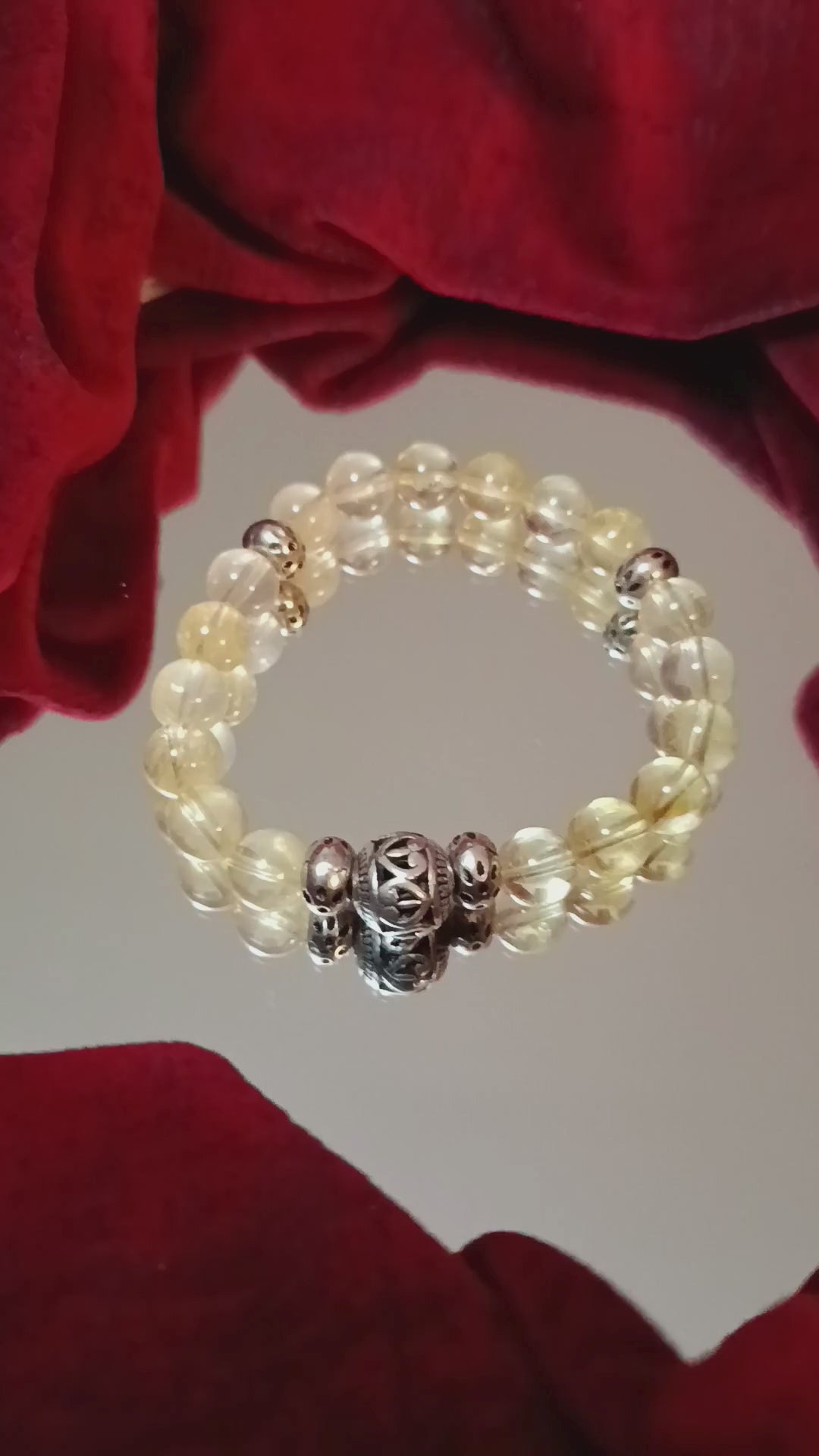 Bracelet Citrine : Éclat Solaire