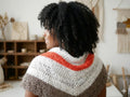 Châle Crochet Tricolore